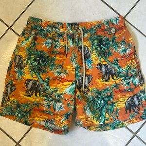 Mens Polo by Ralph Lauren swim trunks. Size L. Like new
